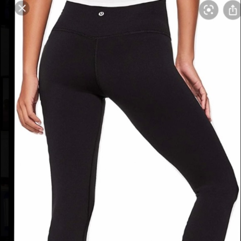 black high waisted align leggings